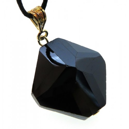 Diamond Sacred Black Andara Crystal Pendant